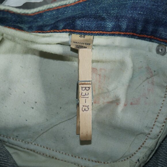 Foundry Men's Loose Fit Jean Shorts Size 44 Stonewashed Blue Denim NWT - Picture 5 of 5